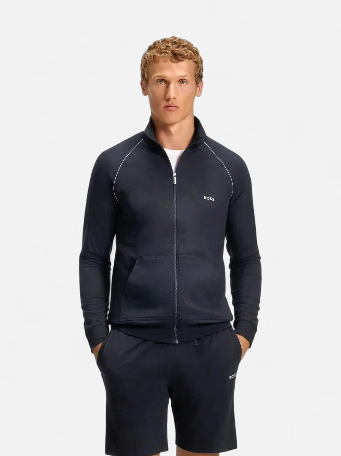 Hugo Boss Miesten Verryttelytakki, MIX MATCH JACKET Musta