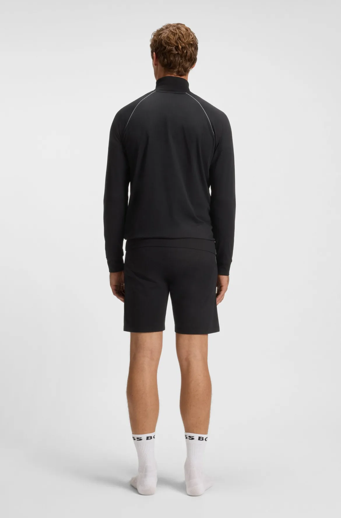 Hugo Boss Miesten Verryttelytakki, MIX MATCH JACKET Musta