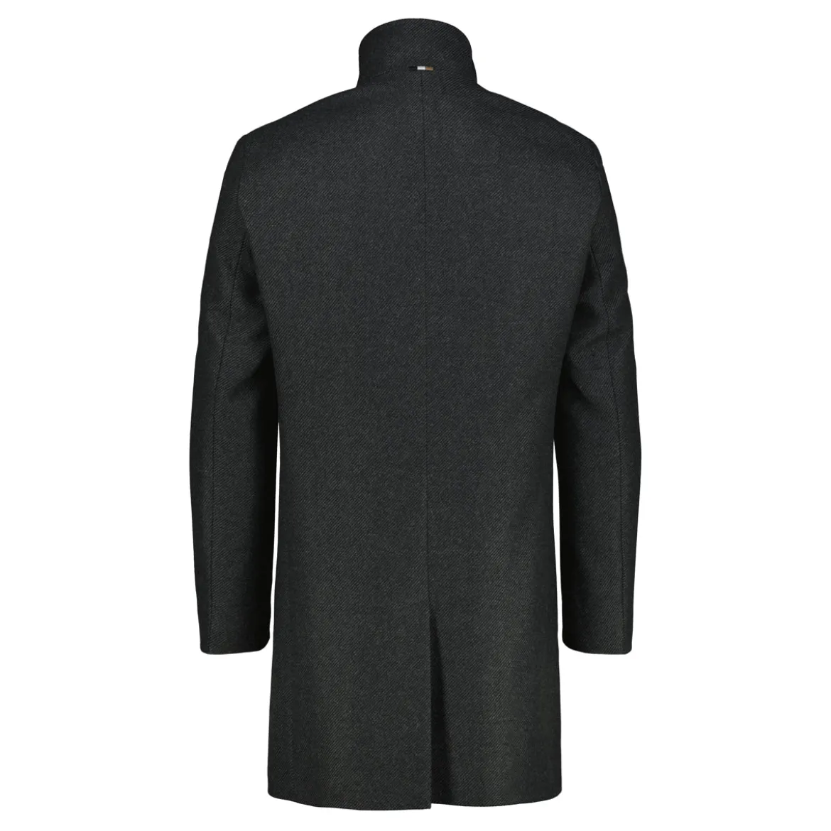 Hugo Boss miesten villakangastakki Hyde Bib 254, harmaa kuosillinen