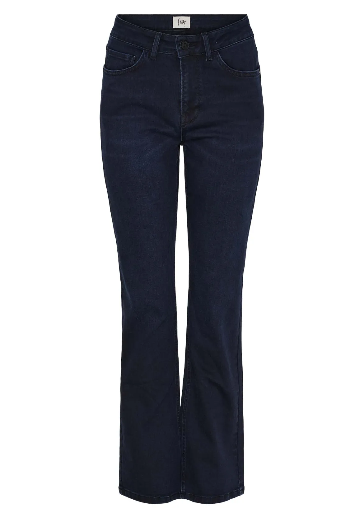 Isay naisten farkut MONZA LONG STRAIGHT JEANS TUMMANSININEN