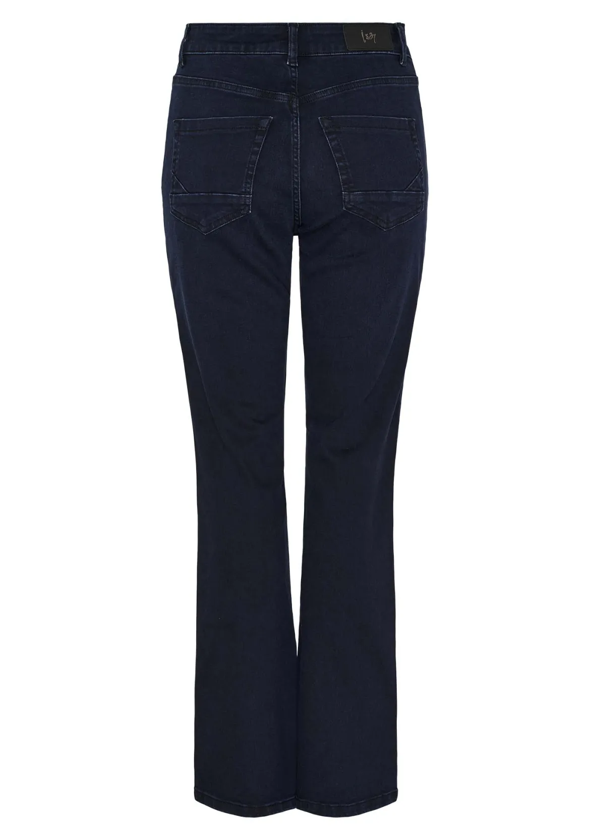 Isay naisten farkut MONZA LONG STRAIGHT JEANS TUMMANSININEN