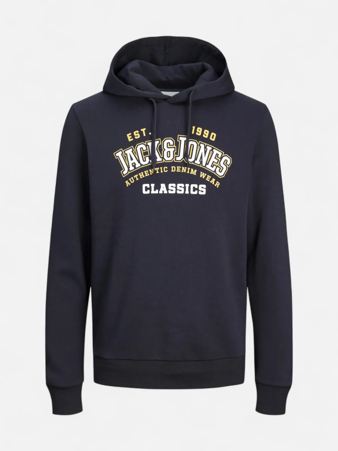 Jack and Jones huppari, JJELOGO SWEAT HOOD Dark Navy