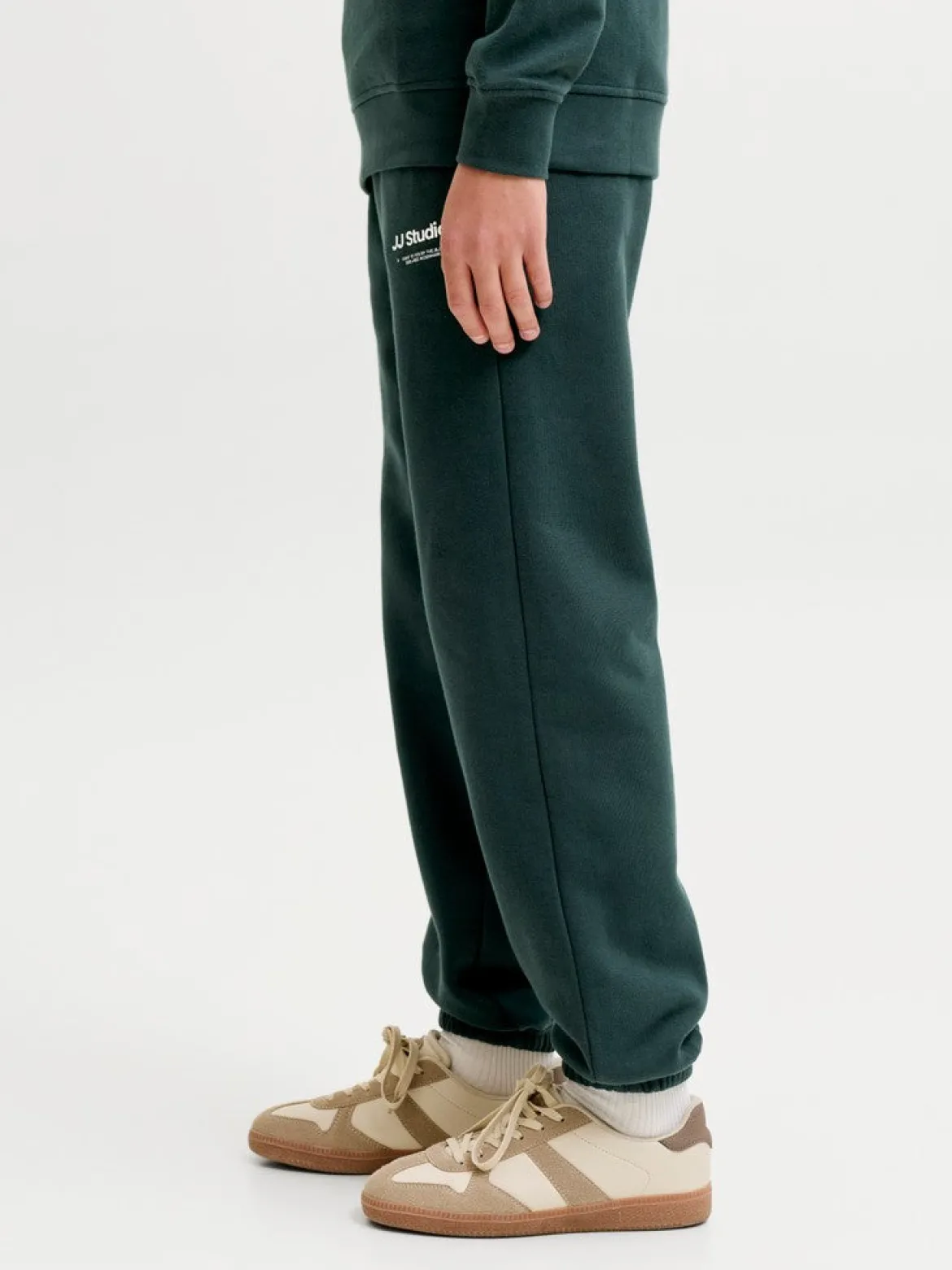 Jack and Jones Junior lasten collegehousut Kane Soho, vihreä