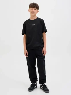 Jack and Jones Junior lasten T-paita Soho, musta