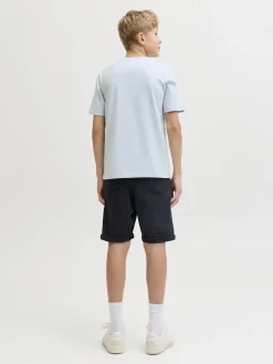Jack and Jones Junior lasten t-paita JJHONOLULU Shape Tee JNR, vaaleansininen