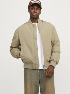 Jack and Jones miesten bombertakki, JCOKINETIC SOFT UTILITY BOMBER LN Honey Gold