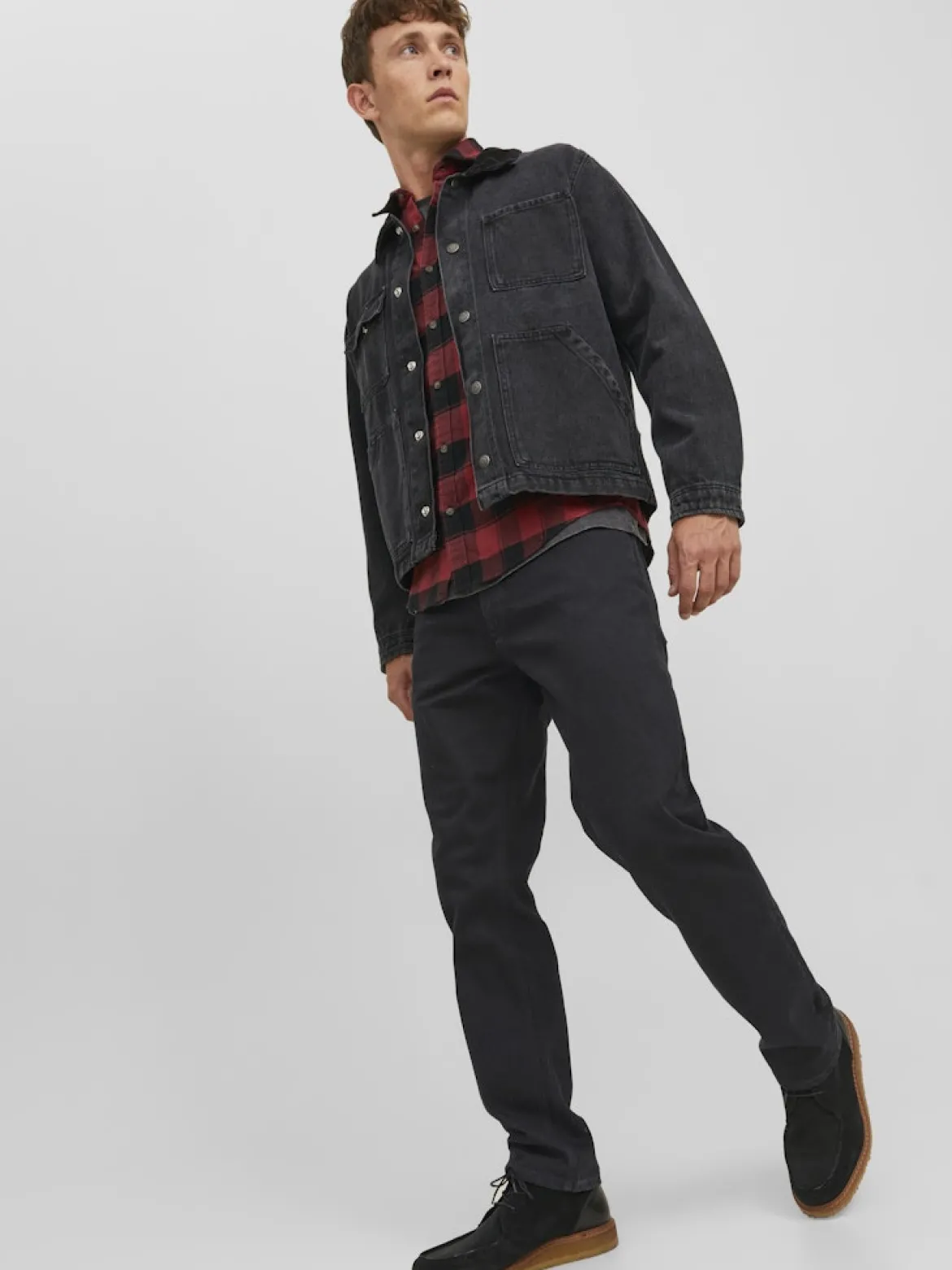 Jack and Jones miesten farkut, JJICLARK JJEVAN GE 598 Black
