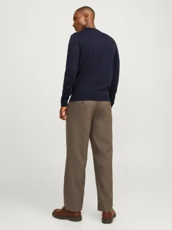 Jack and Jones miesten neulepusero Milano Stitch Crew Neck, Night Sky