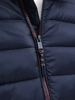 Jack and Jones miesten takki JJEBRADLEY LIGHT PUFFER HOOD NOOS, Sky Captain
