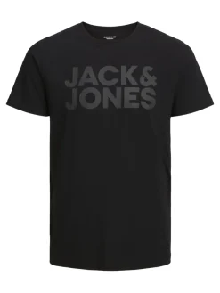 Jack and Jones Miesten T-Paita, JJECORP LOGO TEE SS O-NECK NOOS Black