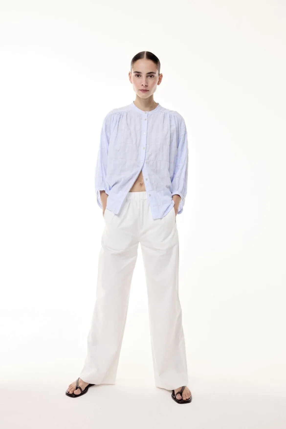 JcSophie naisten housut Malva Trousers, valkoinen