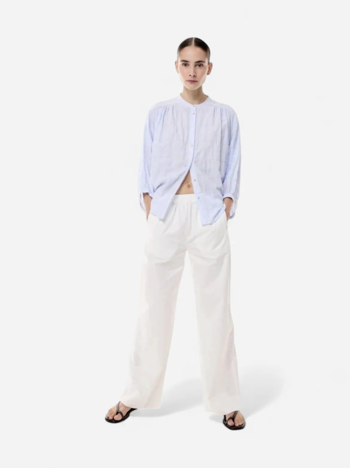 JcSophie naisten housut Malva Trousers, valkoinen
