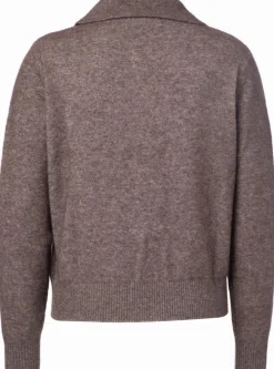 JcSophie naisten neulepusero Polaris Sweater, tummanruskea