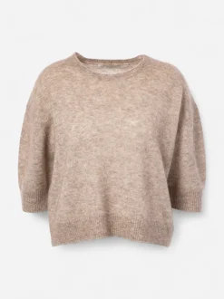 JcSophie naisten neulepusero Polina, vaalea beige