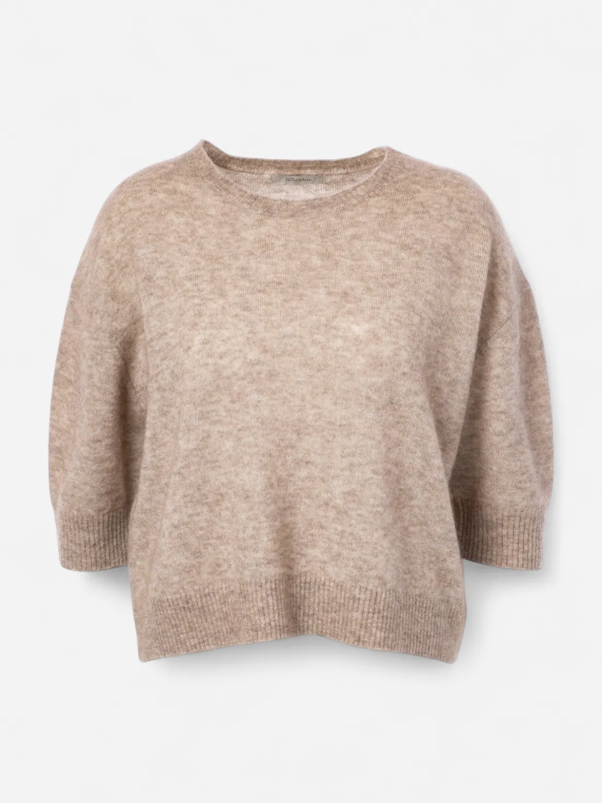 JcSophie naisten neulepusero Polina, vaalea beige