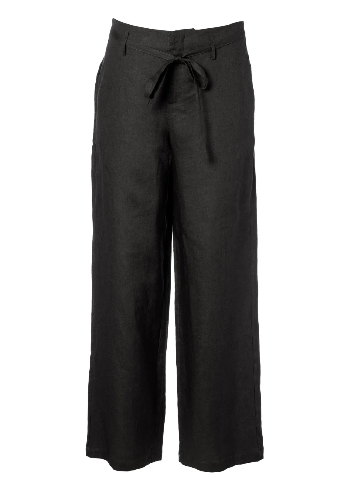 JcSophie naisten pellavahousut Loire Trousers, musta