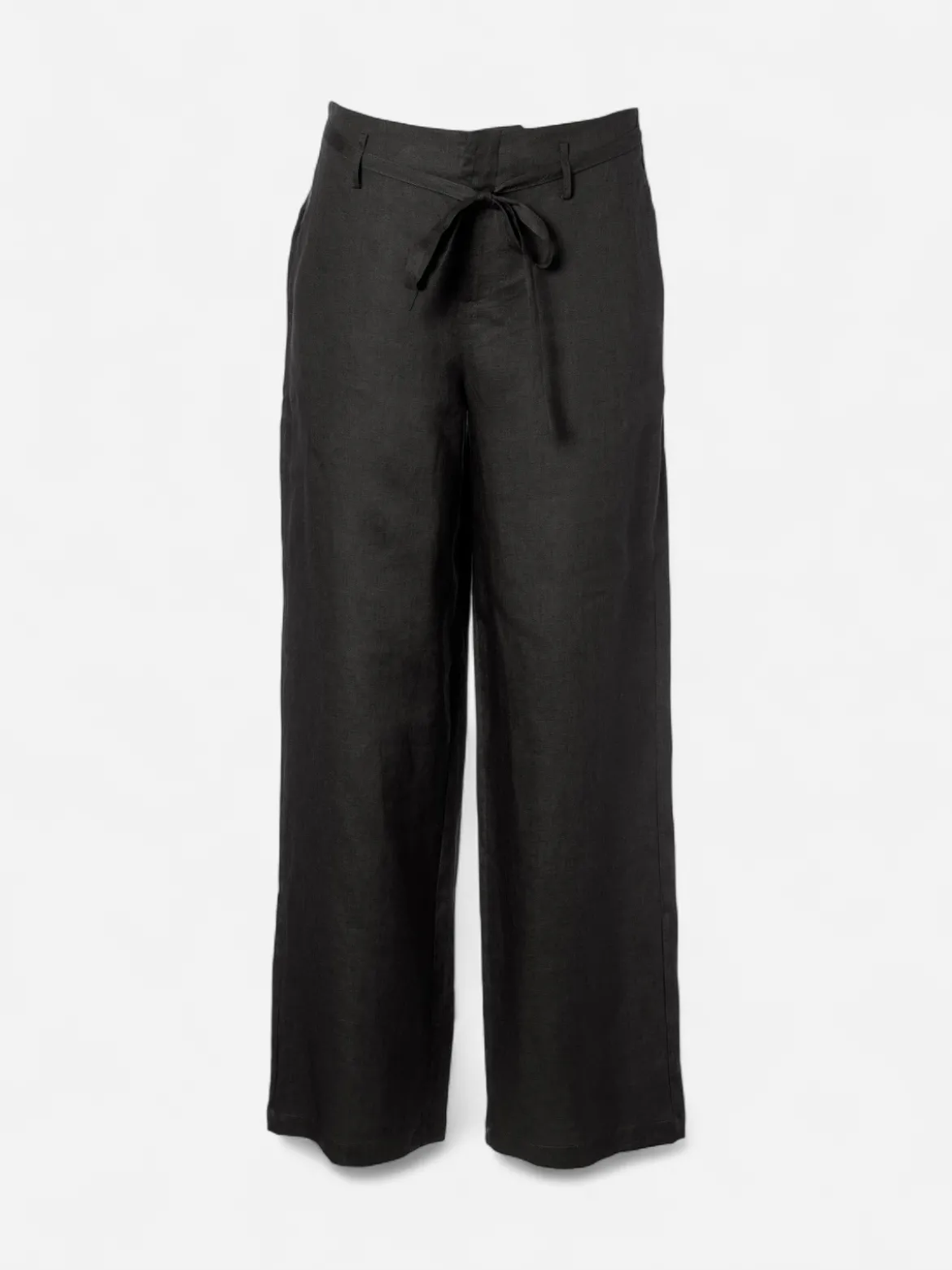 JcSophie naisten pellavahousut Loire Trousers, musta
