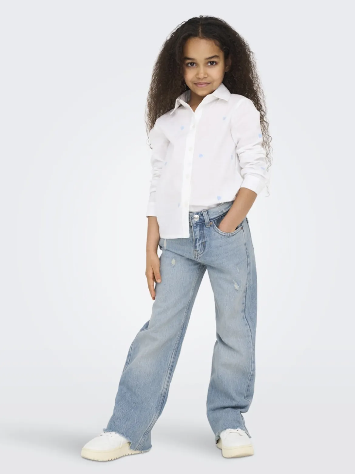 Kids Only lasten farkut, KOGJUICY WIDE DNM JEANS Indigo