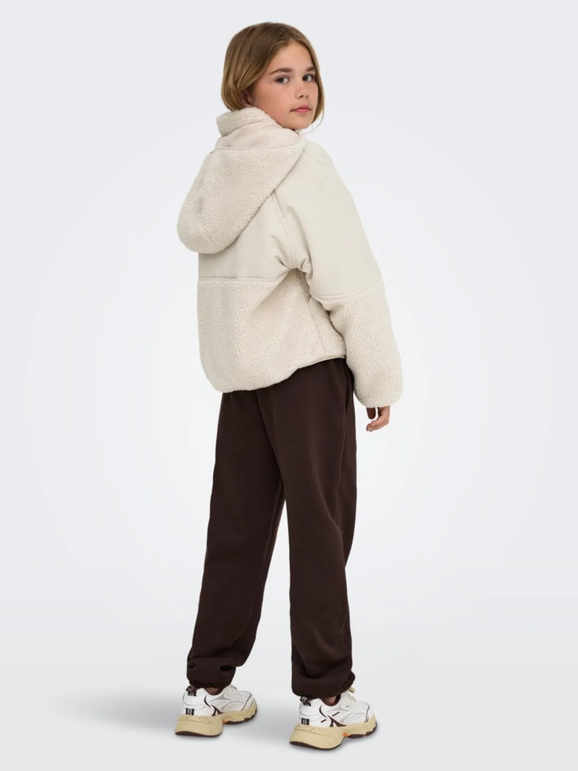 Kids Only lasten teddytakki Nomi Teddy Mix Jacket, luonnonvalkoinen