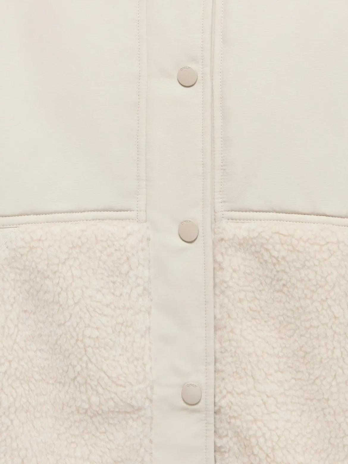 Kids Only lasten teddytakki Nomi Teddy Mix Jacket, luonnonvalkoinen