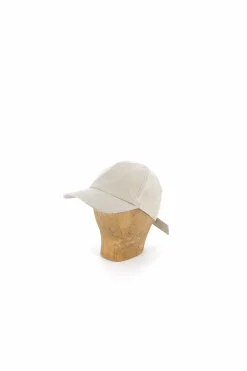 KN Kati Niemi naisten lippis Rosalina Linen, vaalea beige