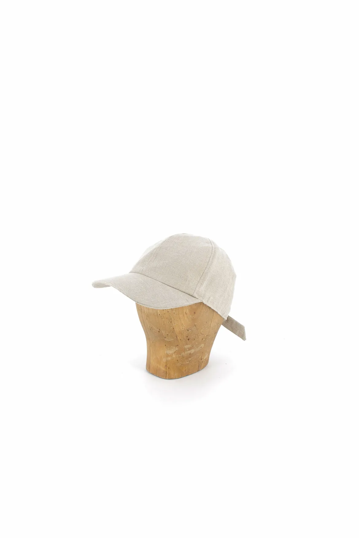 KN Kati Niemi naisten lippis Rosalina Linen, vaalea beige
