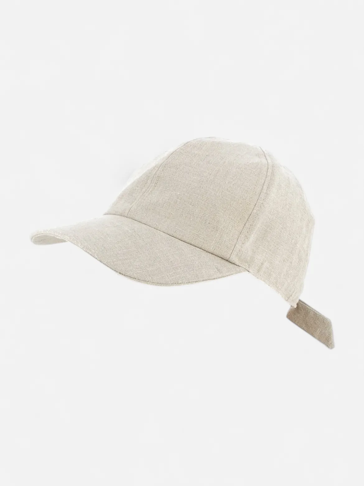 KN Kati Niemi naisten lippis Rosalina Linen, vaalea beige