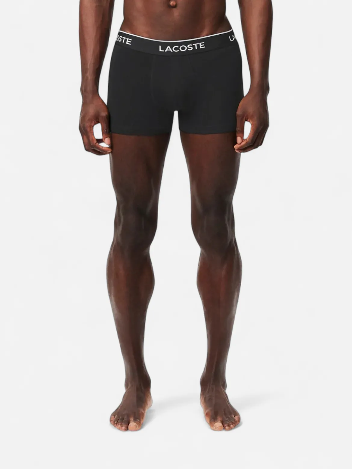 Lacoste miesten bokserit Stretch Cotton Trunks, musta