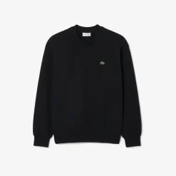 Lacoste miesten collegepaita Cotton Fleece Sweatshirt, musta
