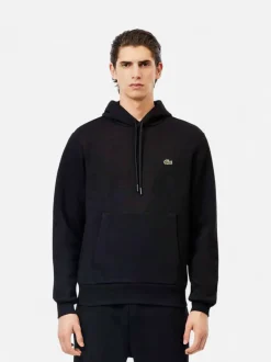 Lacoste Miesten Huppari Jogger Cotton Hoodie, Musta