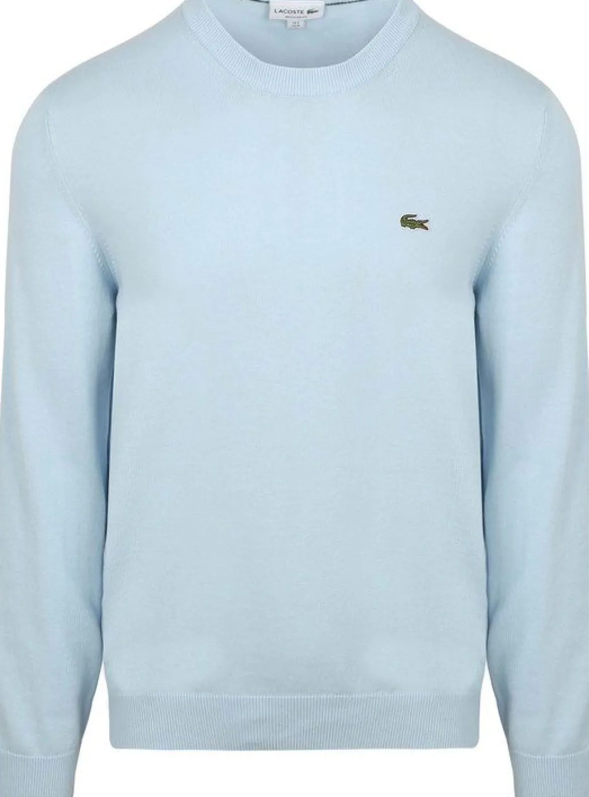 Lacoste miesten neulepaita Regular Fit Crew Neck Sweater, vaaleansininen