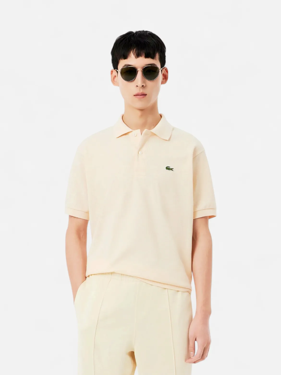 Lacoste miesten pikeepaita Original L1212 Polo, beige