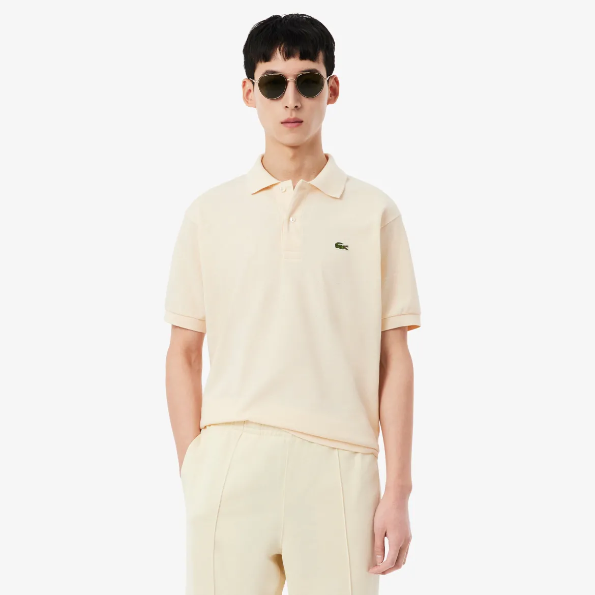 Lacoste miesten pikeepaita Original L1212 Polo, beige