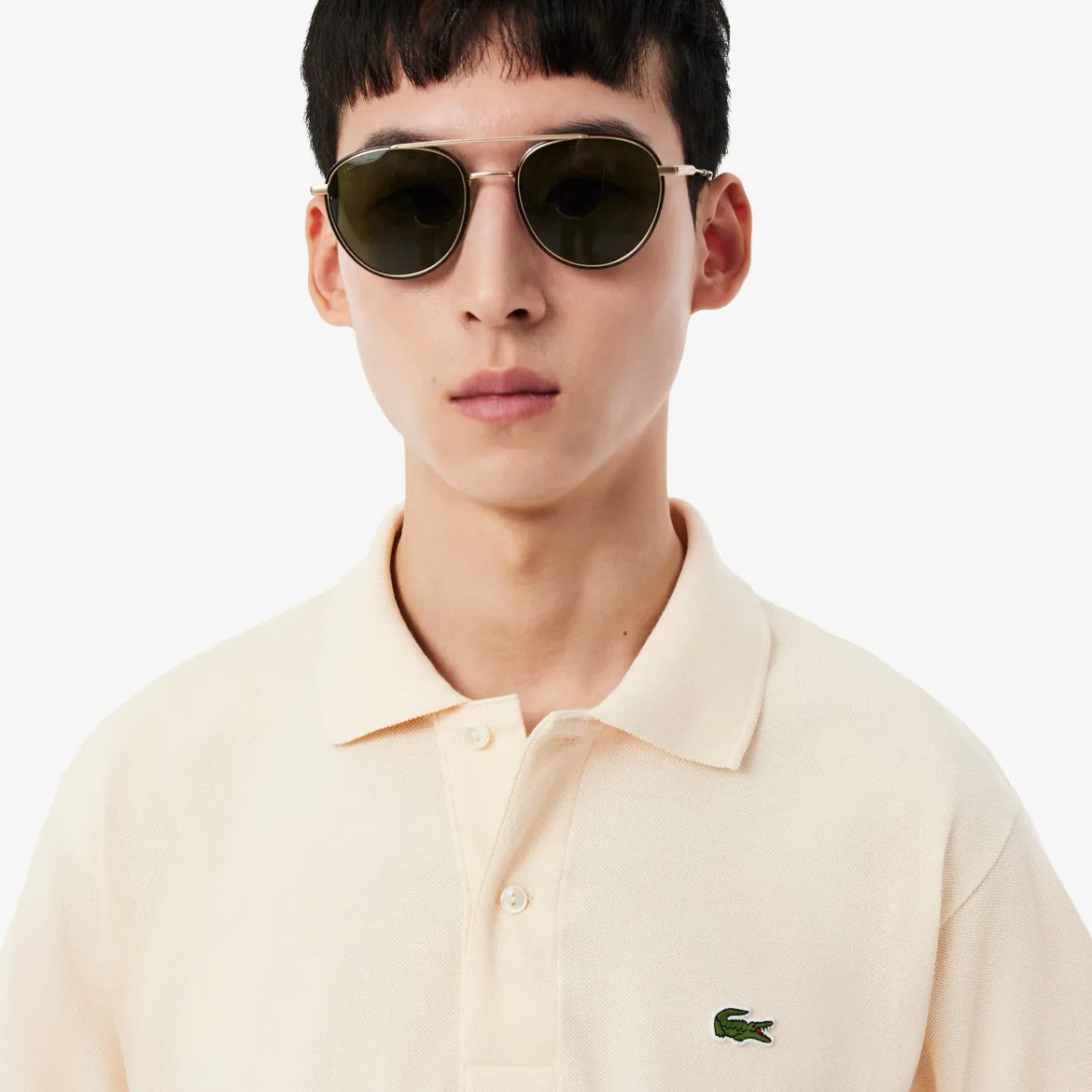 Lacoste miesten pikeepaita Original L1212 Polo, beige