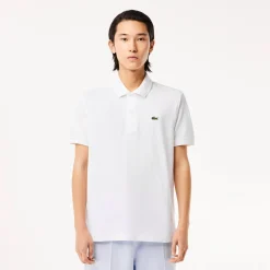 Lacoste Miesten Pikeepaita, ORIGINAL L1212 POLO NOS Valkoinen