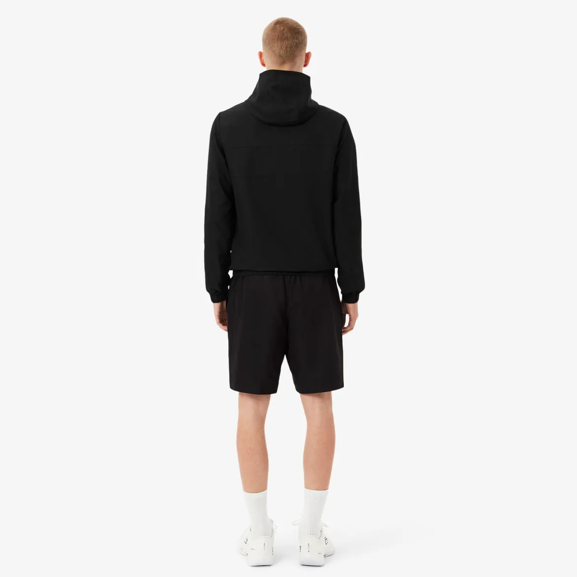 Lacoste miesten shortsit Light Weight Diamond Taffeta Shorts, musta