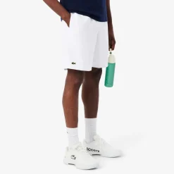 Lacoste miesten shortsit Light Weight Diamond Taffeta Shorts, valkoinen