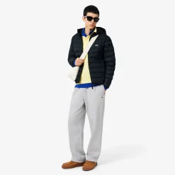 Lacoste miesten takki Lightweight Water Repellent Ripstop, musta