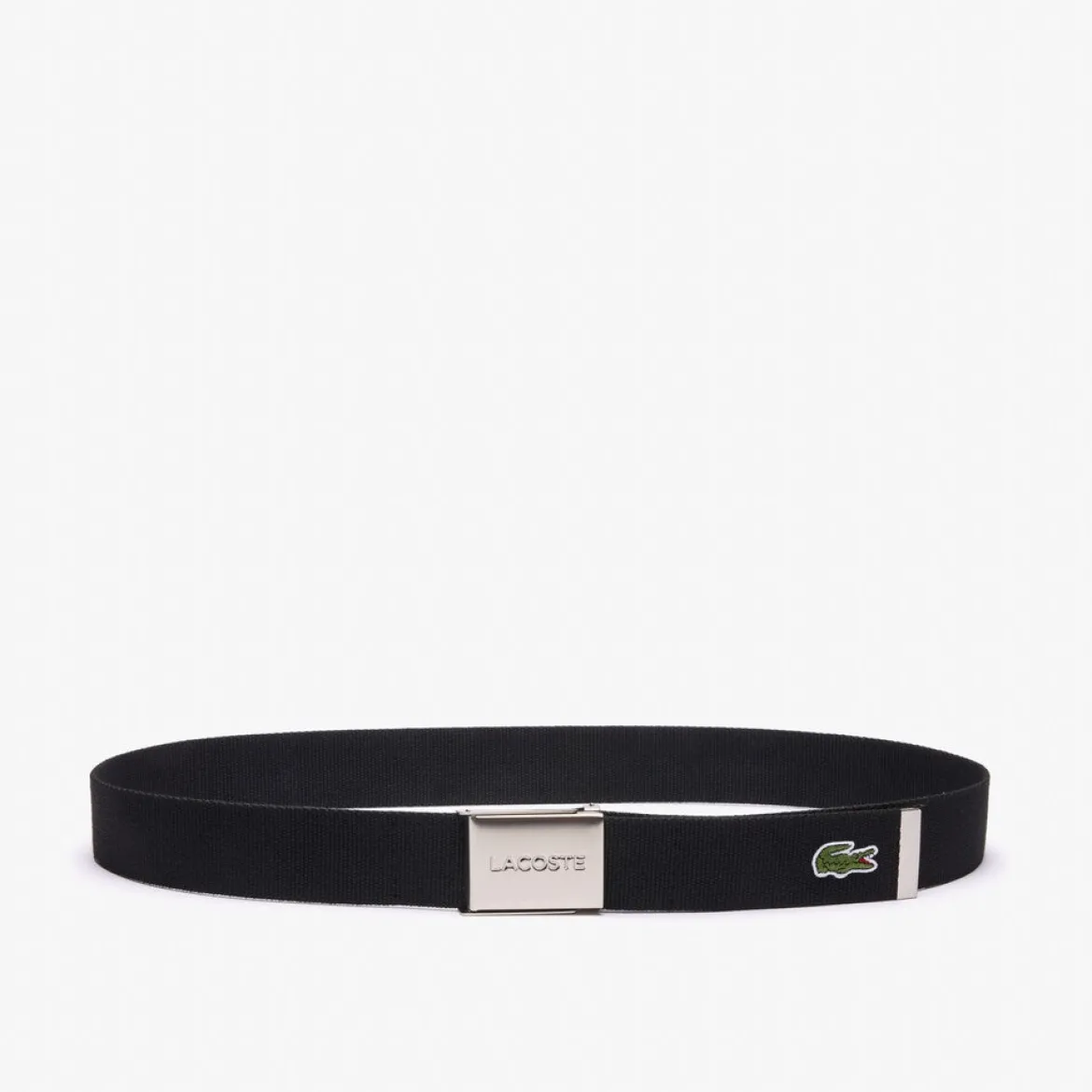 Lacoste miesten vyö 40 Woven Strapbelt, musta