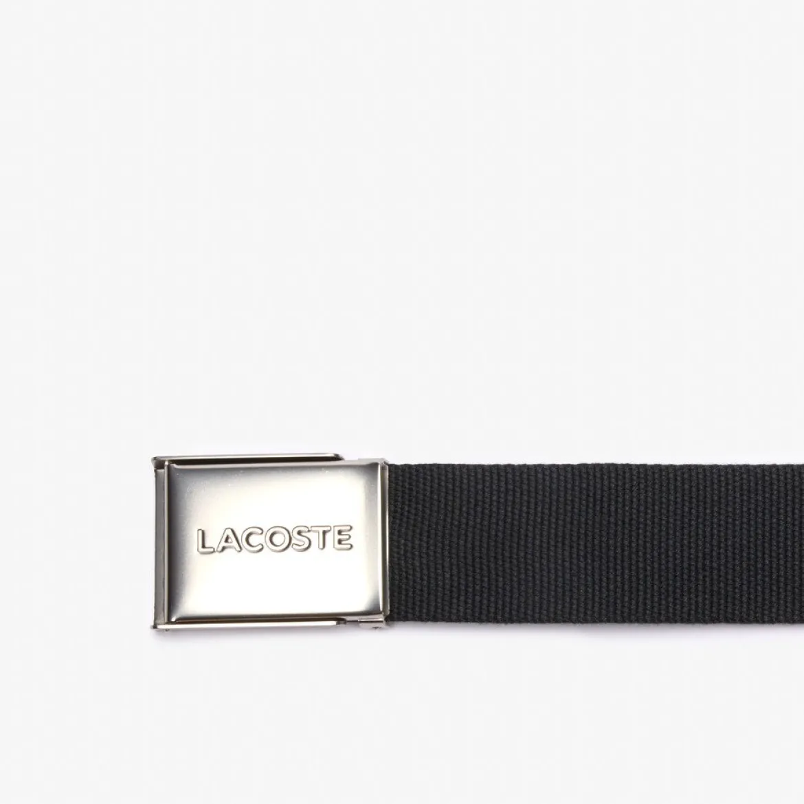 Lacoste miesten vyö 40 Woven Strapbelt, musta