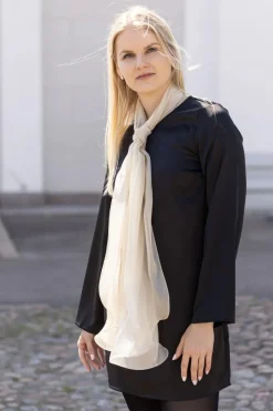 Lasessor juhlahuivi Eleea, vaalea beige