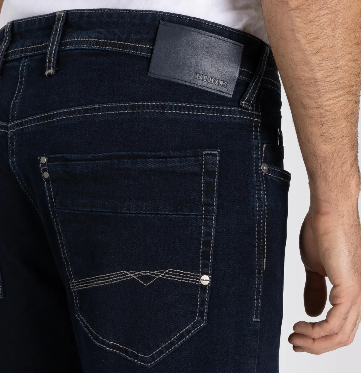 Mac miesten farkut, BEN REGULAR FIT NOS AUTHENTIC DENIM Sininen, Indigo