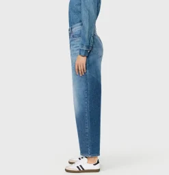 Mac naisten farkut Dakota Barrel Seam, sininen, indigo