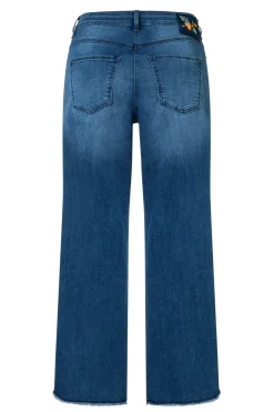 Mac naisten farkut Dream Wide Cropped, Indigo