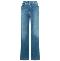 Mac naisten farkut Dream Wide Wonder Light, sininen indigo