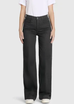 Mac naisten farkut Wide Stretch, musta