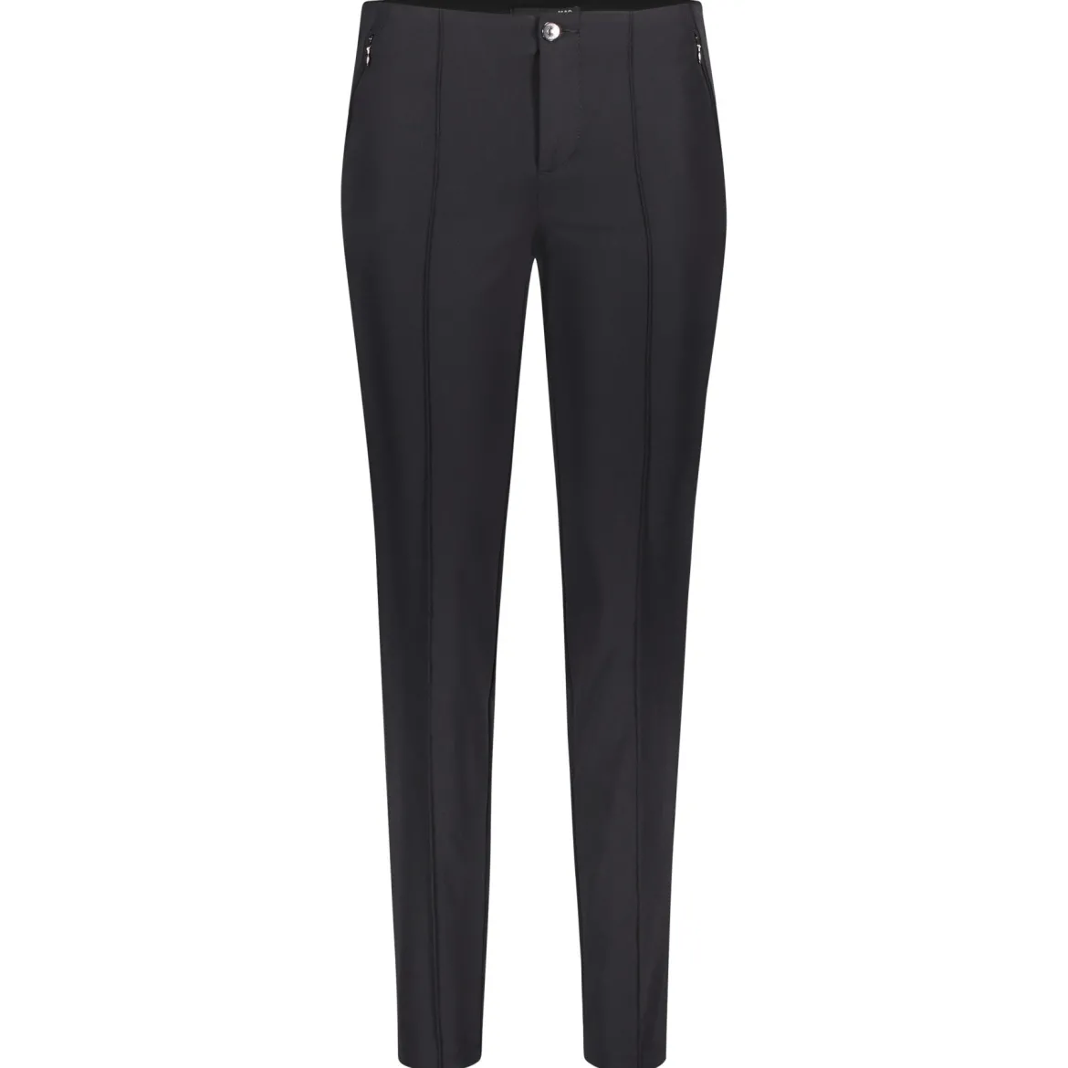 Mac naisten housut Anna Zip New, Musta