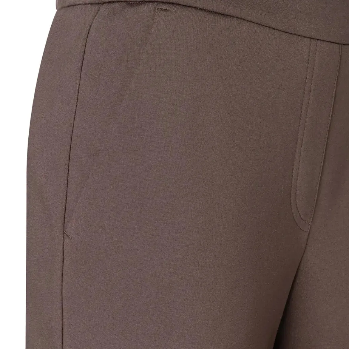 Mac naisten housut Chiara Long Pant, tummanruskea