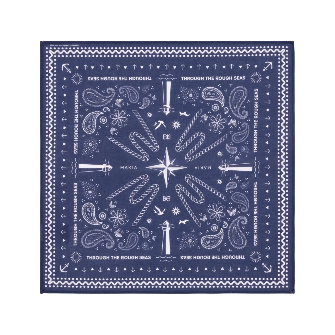 Makia huivi Beam Bandana Scarf, sininen