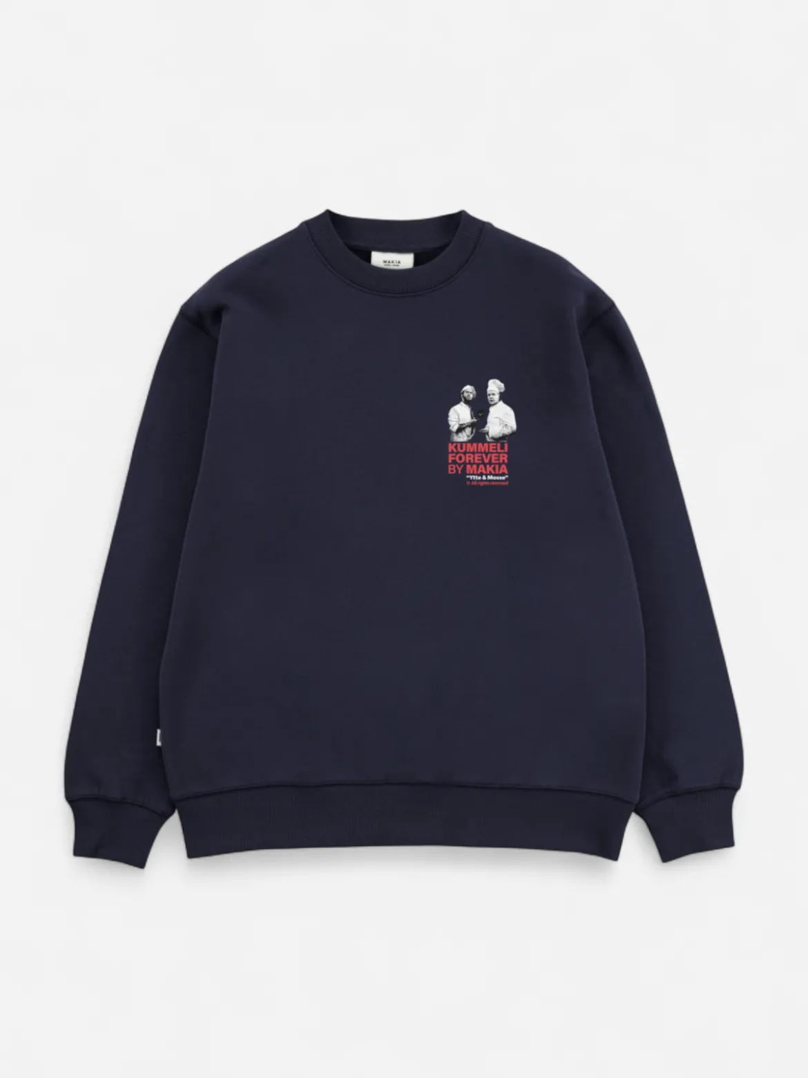 Makia Kummeli Gastronomie Sweatshirt, tummansininen